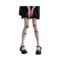 Meia-calça Feminina Sensual Com Renda, Laço, Patchwork, Transparente, Elástica, Estilo Y2K, Vazada, Meia-calça Feminina Sensual Com Renda, Laço, Patchwork, Transparente, Elástica, Estilo Y2K, Vazada,
