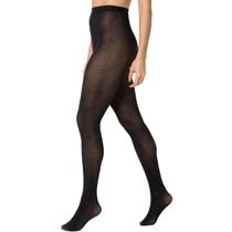 Meia calça feminina trifil x06546 losangos fio 40