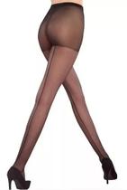 Meia Calça Fio 15 Risca Atrás Loba Lupo 5685-01 Meia Calça Fio 15 Risca Atrás Loba Lupo 5685-01