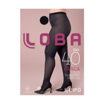 Meia-Calça Fio 40 Opaca Plus Size Loba 5837-001 Meia-Calça Fio 40 Opaca Plus Size Loba 5837-001
