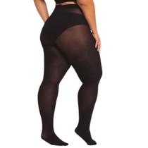 Meia Calça Fio 80 Plus Size Feminina Trifil Opaca Fundilho