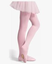 Meia calca infantil ballet jazz selene pé resersível