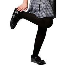 Meia Calça Infantil Branca e preto Minina Grosso La Inverno Meia Calça Infantil Branca e preto Minina Grosso La Inverno