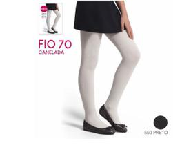 Meia Calça Infantil Canellada Selene Fio 70 Meia Calça Infantil Canellada Selene Fio 70