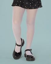 Meia Calça Infantil Duck - Fio 20 - Branco - Tamanhos 0 a 2 Anos