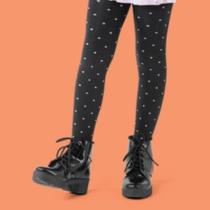 Meia Calça Infantil Duck Meias Menina Canelada Lisa 07060