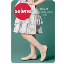 Meia Calça Infantil Fio 20 Tamanho B Rosa-Selene