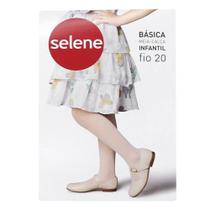 Meia calça infantil fio 20 transparente selene Meia calça infantil fio 20 transparente selene