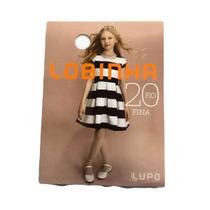 Meia calça infantil lobinha fio 20