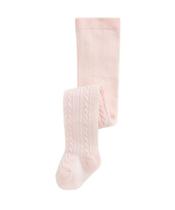 Meia Calça Infantil Menina Rosa Tecido Trabalhado Carter's