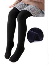 Meia Calça Infantil Preto Com Pé Dia Inverno Super Quentinho Meia Calça Infantil Preto Com Pé Dia Inverno Super Quentinho