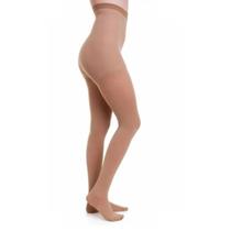 Meia calça Inverno translúcida Não puxa fio Com Pé 80g Cor:Marrom