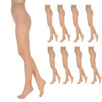 Meia-calça L'eggs Everyday Sheer Toe Nude Tamanho B Pacote com 8 Meia-calça L'eggs Everyday Sheer Toe Nude Tamanho B Pacote com 8
