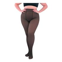 Meia-Calça Lã Térmica Forrada Pelúcia Translúcida Meia-Calça Lã Térmica Forrada Pelúcia Translúcida