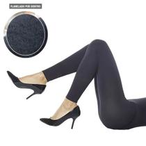 Meia Calça Legging Térmica Segunda Pele Preto - tamanho único
