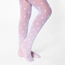 Meia Calça Lobinha Estrelinha e Poá Infantil Fio 20 Microfib