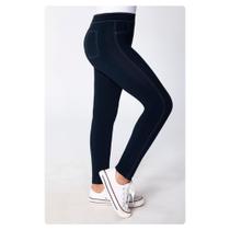 Meia calça Lobinha Legging Jeans Lupo fio 150 ref. 2542-001