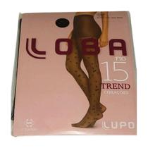 Meia Calça Lupo Loba Af Fio 15 Fina Corações Meia Calça Lupo Loba Af Fio 15 Fina Corações