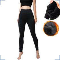 Meia Calça Peluciada Flanelada Termica Segunda Pele Forrada Sem Pé