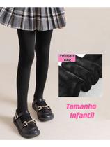 Meia-Calça Peluciado Infantil 180g Menina Térmica Legging Quente Grossa Forrada de lã Inverno Meia-Calça Peluciado Infantil 180g Menina Térmica Legging Quente Grossa Forrada de lã Inverno