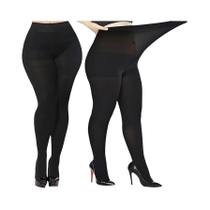 Meia Calça plus Size De Cintura Alta Para Mulheres Confortável E Estilosa Meia Calça plus Size De Cintura Alta Para Mulheres Confortável E Estilosa