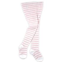 Meia calça quentinha listrada branco rosa - luvable friends Meia calça quentinha listrada branco rosa - luvable friends