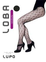 Meia calça rendada loba 5185-01