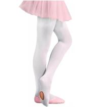 Meia Calça Selene Ballet Fio 40 Com Abertura Jazz Infantil