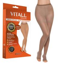 Meia Calça Sem Ponteira Alta Compressão 2030 mmHg Vitall Medical 1891