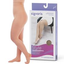 Meia Calça Sigvaris Ever Sheer 20-30 mmHg Ponteira Aberta - Capuccino Meia Calça Sigvaris Ever Sheer 20-30 mmHg Ponteira Aberta - Capuccino