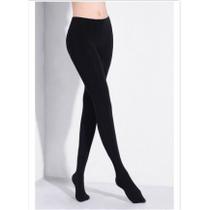 Meia Calça Térmica Flanelada Com Pé - Preta