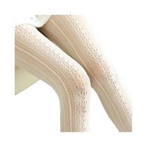 Meia-calça Vintage Preta E Branca Com Renda Em Malha Oca Para Mulheres, Meias Esculpidas Retro