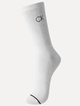 Meia Calvin Klein Esportiva Cano Longo Branca 1UN