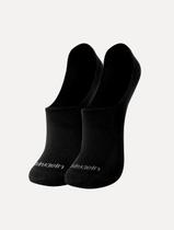 Meia Calvin Klein Invisível C27.01A CK Preta Kit 2 Pares Meia Calvin Klein Invisível C27.01A CK Preta Kit 2 Pares