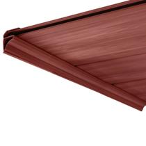 Meia Cana Revestimento PVC 3,8CMX3M Cedrinho Bariri CEDRINHO Meia Cana Revestimento PVC 3,8CMX3M Cedrinho Bariri CEDRINHO