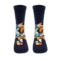 Meia Canelada Bebê Menino Raposa Gamer - Puket