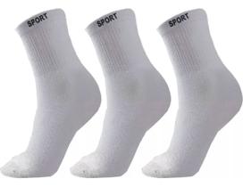 Meia Cano Alto Longo Meias Grossas Masculina Kit Meia 6 ParES