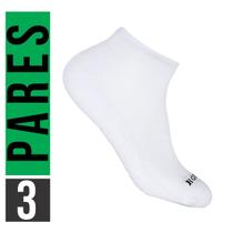 Meia Cano Curto Feminino Masculino Kit com 3 Pares de Algodão Atoalhado
