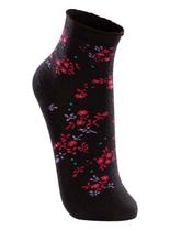 Meia Cano Curto Lupo 04570-358 Feminina Estampada Algodão T. 34/39 Meia Cano Curto Lupo 04570-358 Feminina Estampada Algodão T. 34/39