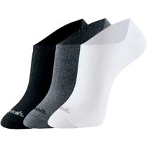 Meia Cano Invisível Mash 3 Pack Unissex Meia Cano Invisível Mash 3 Pack Unissex