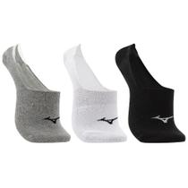 Meia Cano Invisível Mizuno Basic Tam. 39-44 Pacote Com 3 Pares Meia Cano Invisível Mizuno Basic Tam. 39-44 Pacote Com 3 Pares
