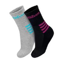 Meia cano longo colors - 02 pares - feminino