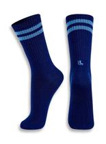 Meia Cano Longo Lupo 03292-009 Masculina Sport Listras Algodão T. 37/40 41/44