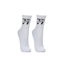 Meia Cano Longo Premium Algodão Adulto Esportivo Unisex