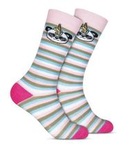 Meia Cano Longo Style Algodão Atoalhado Estampado Hoahi