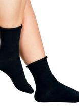 Meia Cano Médio Lupo 04421-001 Feminina Sem Punho Algodão T. 34/39