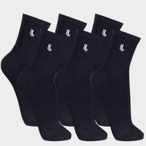 Meia Cano Médio Lupo Sport Walk Kit c/ 6 Pares 3245-089