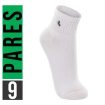 Meia Cano Médio Lupo Unissex Feminino Masculino Sport com 9 Pares