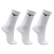 Meia Cano Médio Mizuno Prime Tam. 33-38 Pacote Com 3 Pares Meia Cano Médio Mizuno Prime Tam. 33-38 Pacote Com 3 Pares