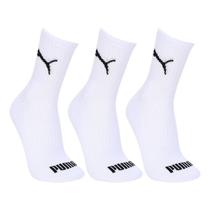 Meia Cano Médio Puma Logo c/ 3 Pares Meia Cano Médio Puma Logo c/ 3 Pares